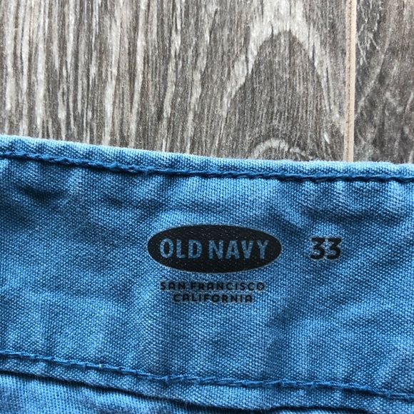 Old Navy Blue Chino Shorts - Picture 4 of 5